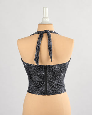 Top Chevy Spiderweb Noir
