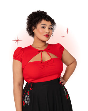 Top Priscilla Rouge