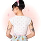 Top Sammy Jo Broderie Anglaise Blanc