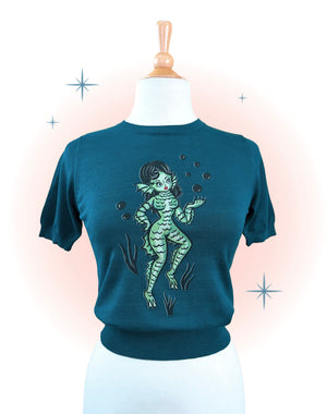 Tricot Lady Lagoon Vert Sarcelle
