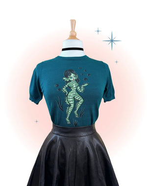 Tricot Lady Lagoon Vert Sarcelle