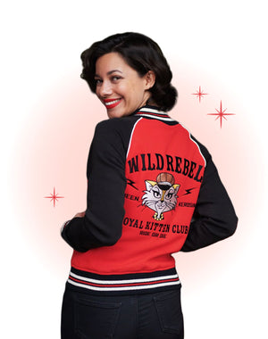 Veste Universitaire Wild Rebel Rouge
