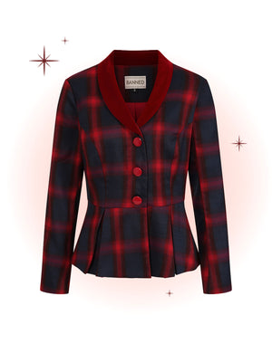 Veston Simona Rouge & Marine