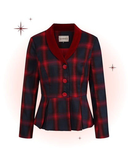 Veston Simona Rouge & Marine