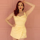 Betty Skort in Sunshine Yellow Gingham – Queen Of The Main