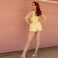 Betty Skort in Sunshine Yellow Gingham – Queen Of The Main