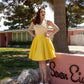 Jupe Everyday 50s Jaune Soleil – Queen Of The Main