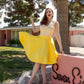 Jupe Everyday 50s Jaune Soleil – Queen Of The Main