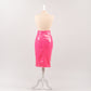 Jupe Marie Vinyl Hot pink  XS