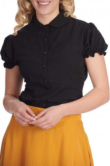 Blouse Betsy Bloom Noire L