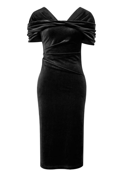 Robe Vavavoom Velour Noir  S