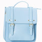 Blue-Cohen-Hand-Bag-Back-Pack-Removable-Shoulder-Straps-Pinup-Light-Powder-Baby-Blue