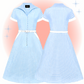 Robe Marjorie Bleue S