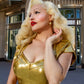 Bolero de Ville Gold, Bolero chic, veste chic, gold , veste courte gold, pinup top golds, Queen Of The Main