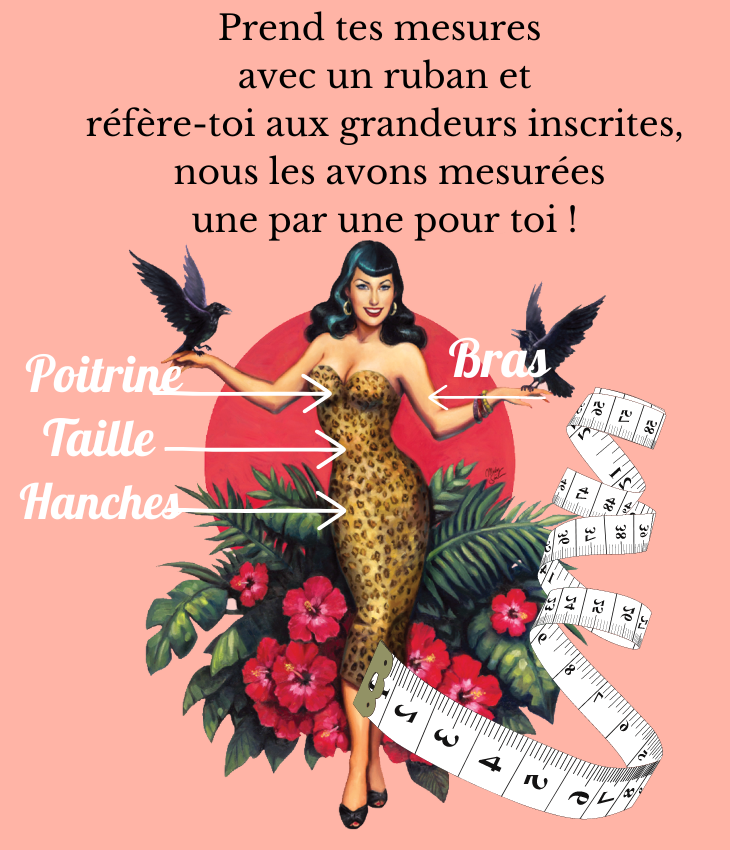 charte grandeur, taille plus, kitsch n swell