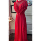 Robe Longue Mina Rouge  M