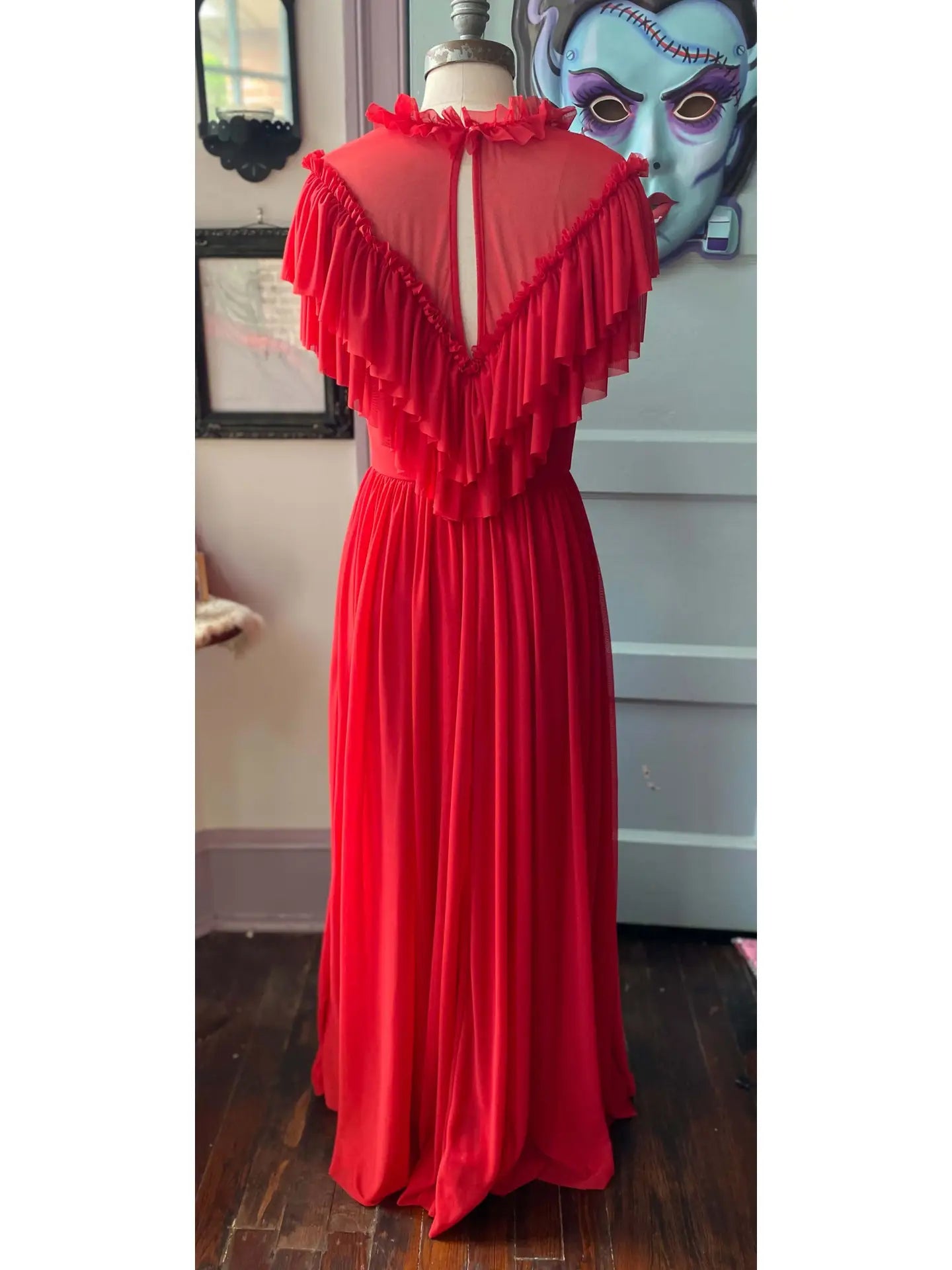 Robe Longue Mina Rouge  XS