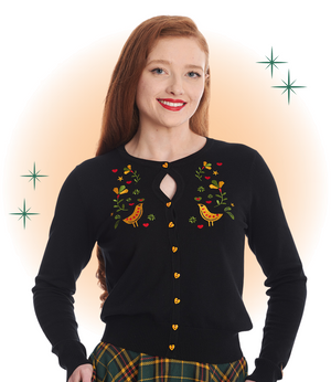 Cardigan Heritage Birdy Noir  S