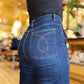 Jeans Midge Taille Haute Bleu Foncé  26R