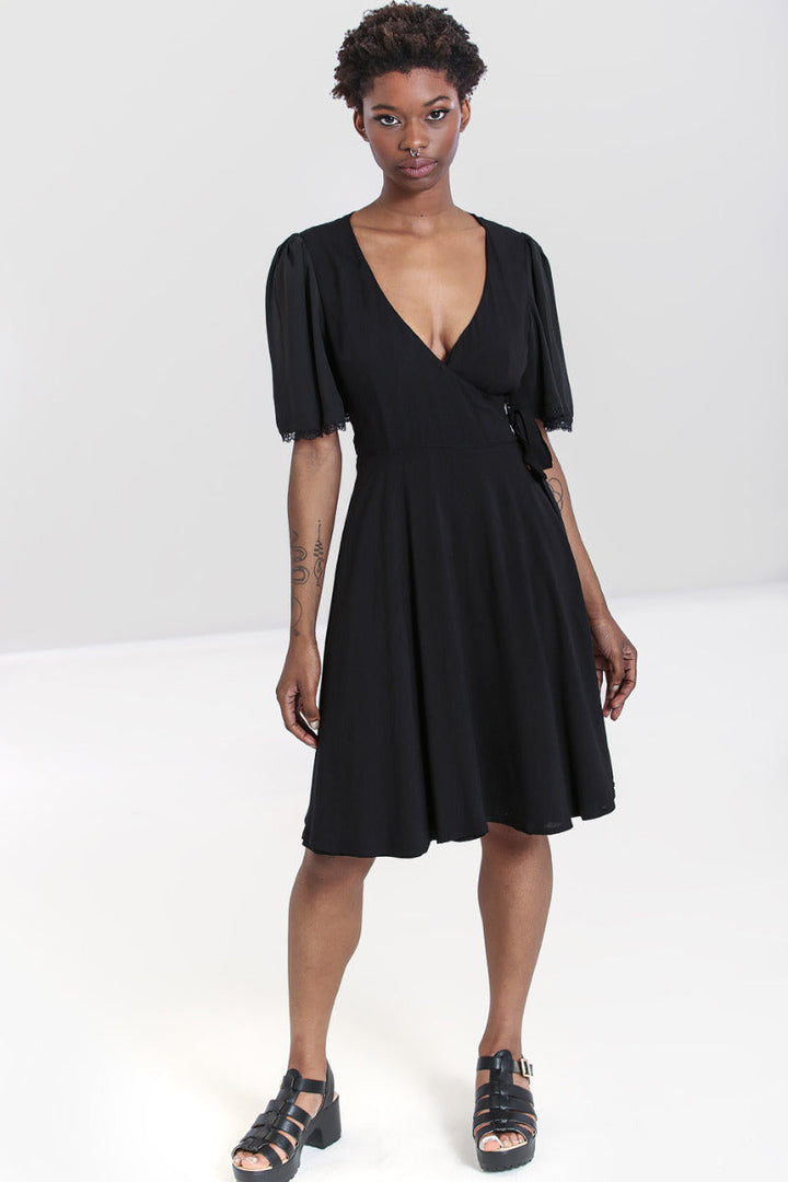 Robe Liara Évasé Noire M