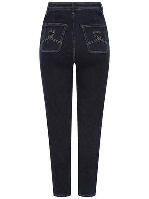 Jeans Lulu Cigarette Bleu XS