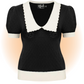 Top Joanie Noir et Blanc  M