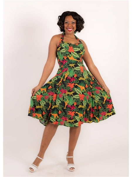 Robe Beth Jungle Évasé XS