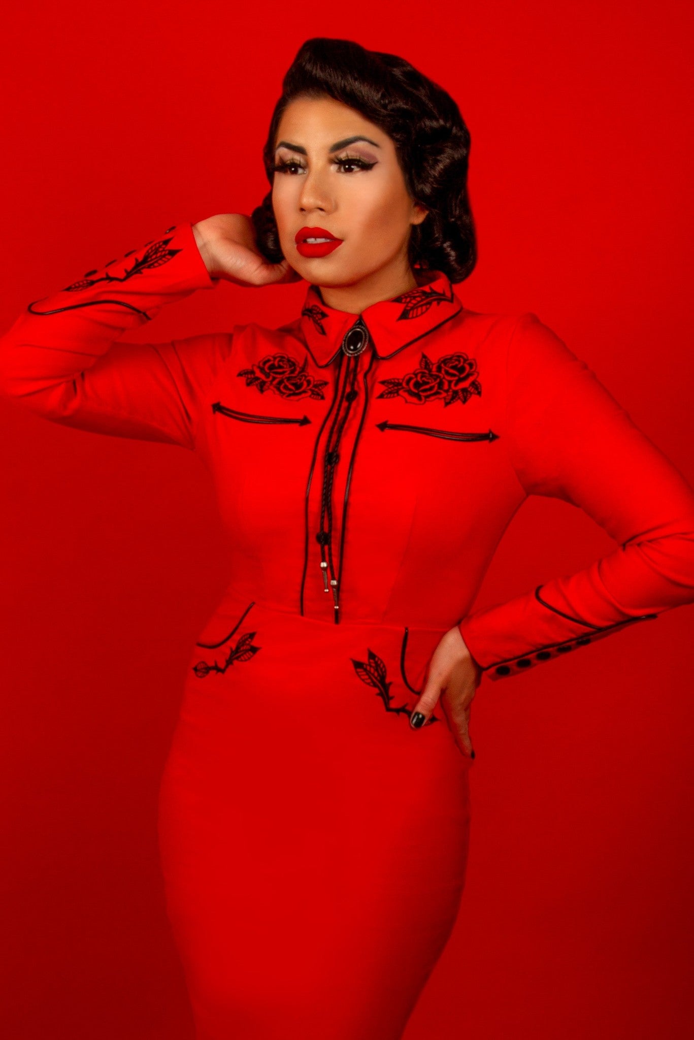 June Red Dress