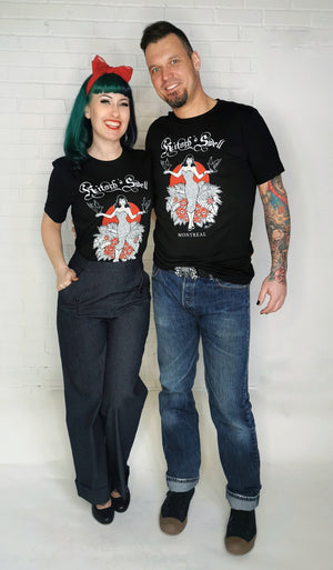 Kitsch-N-Swell-T-Shirt-Black-Montreal-Unisex-Pinup-Retro