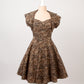 Leopard Set - Circle Skirt dress bolero