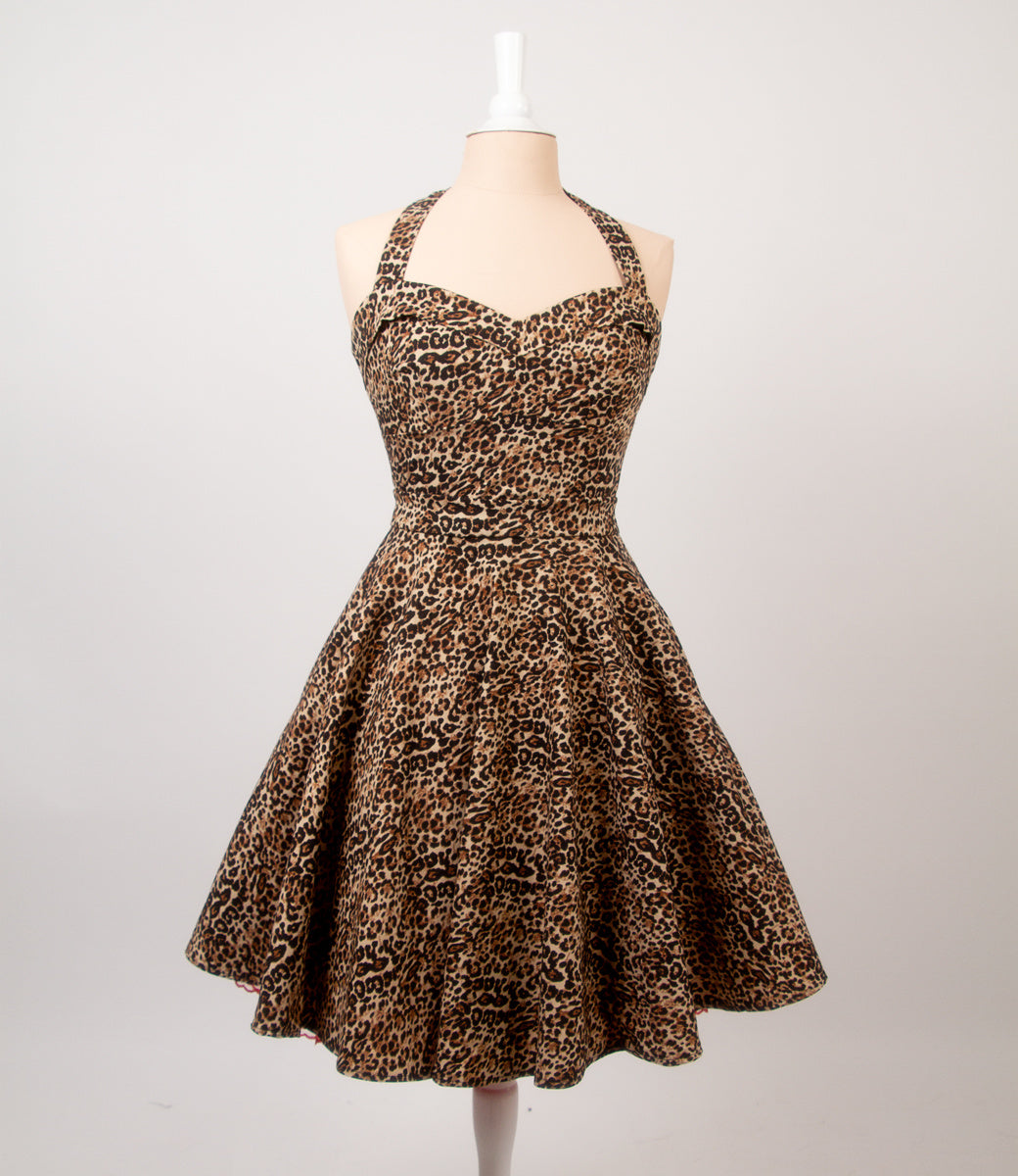 Leopard Set - Circle Skirt dress