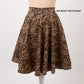 Leopard Set - Circle Skirt front no petticoat