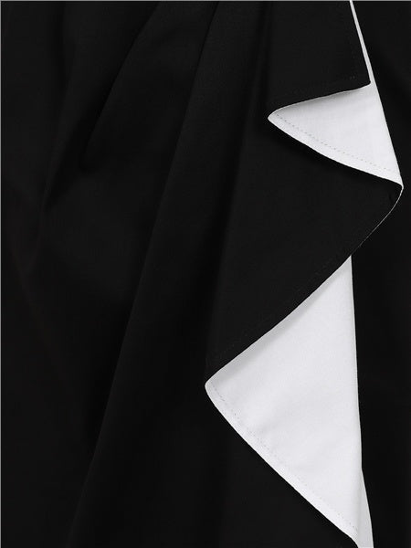 Robe Lorna Ajusté Noire et Blanche  L