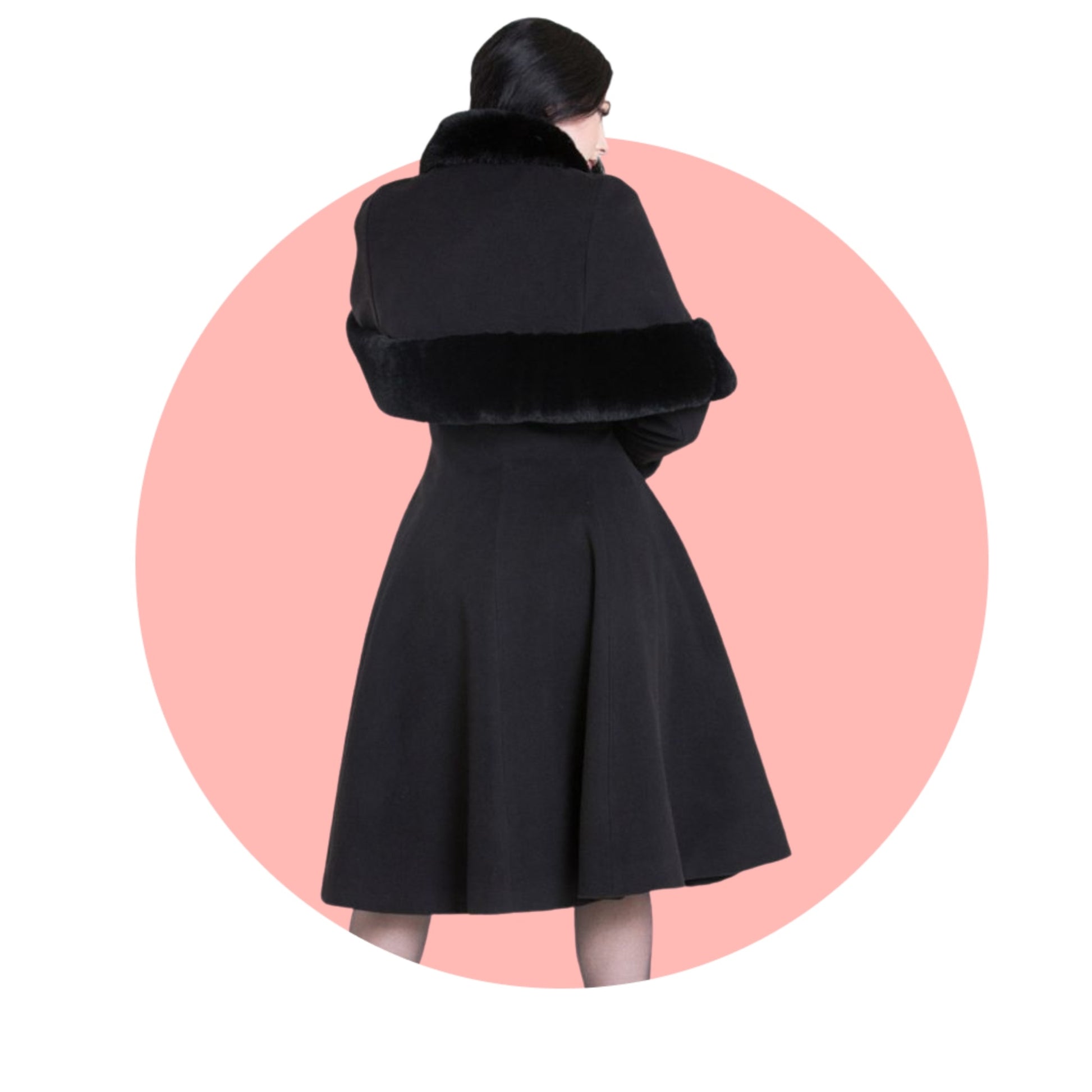 Manteau Capulet Noir  S