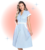 Robe Marjorie Bleue XS