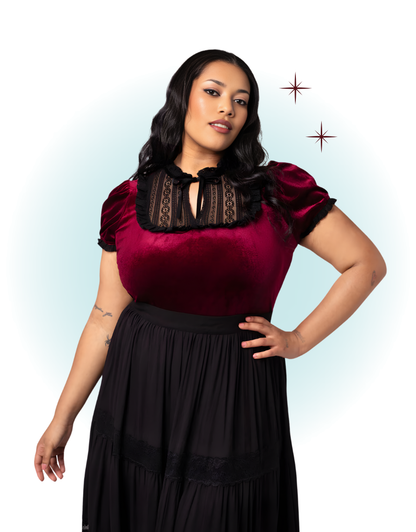 Top Mourning Burgundy