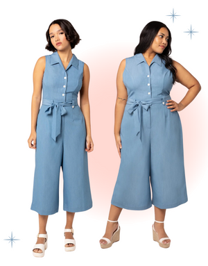 Blue Rylee Jumpsuit