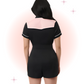 Combishort Rodeo Rose Et Noire