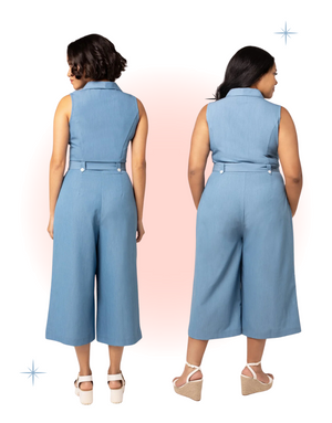 Blue Rylee Jumpsuit