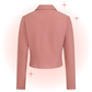 Manteau manche longue col claudine rose  - Midge