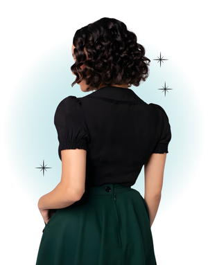 Black Chester Blouse