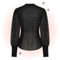 Blouse Florence Floral Noire