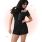Combishort Rodeo Rose Et Noire