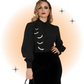 Blouse Night Bat Noir