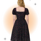 Robe Évasée Mystical Icons Noire