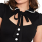 Robe Évasée Carol Noire
