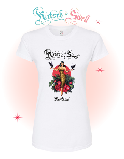 Camiseta Mujer Kitsch'n Swell Blanca