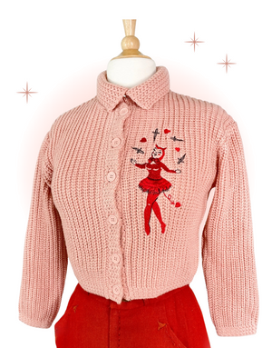 Cardigan Dagger Devil Pêche