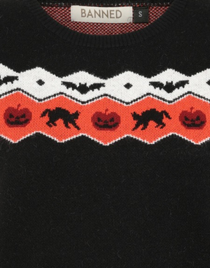 Tricot Cindy Halloween Noir