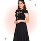 Robe Évasée Carol Noire